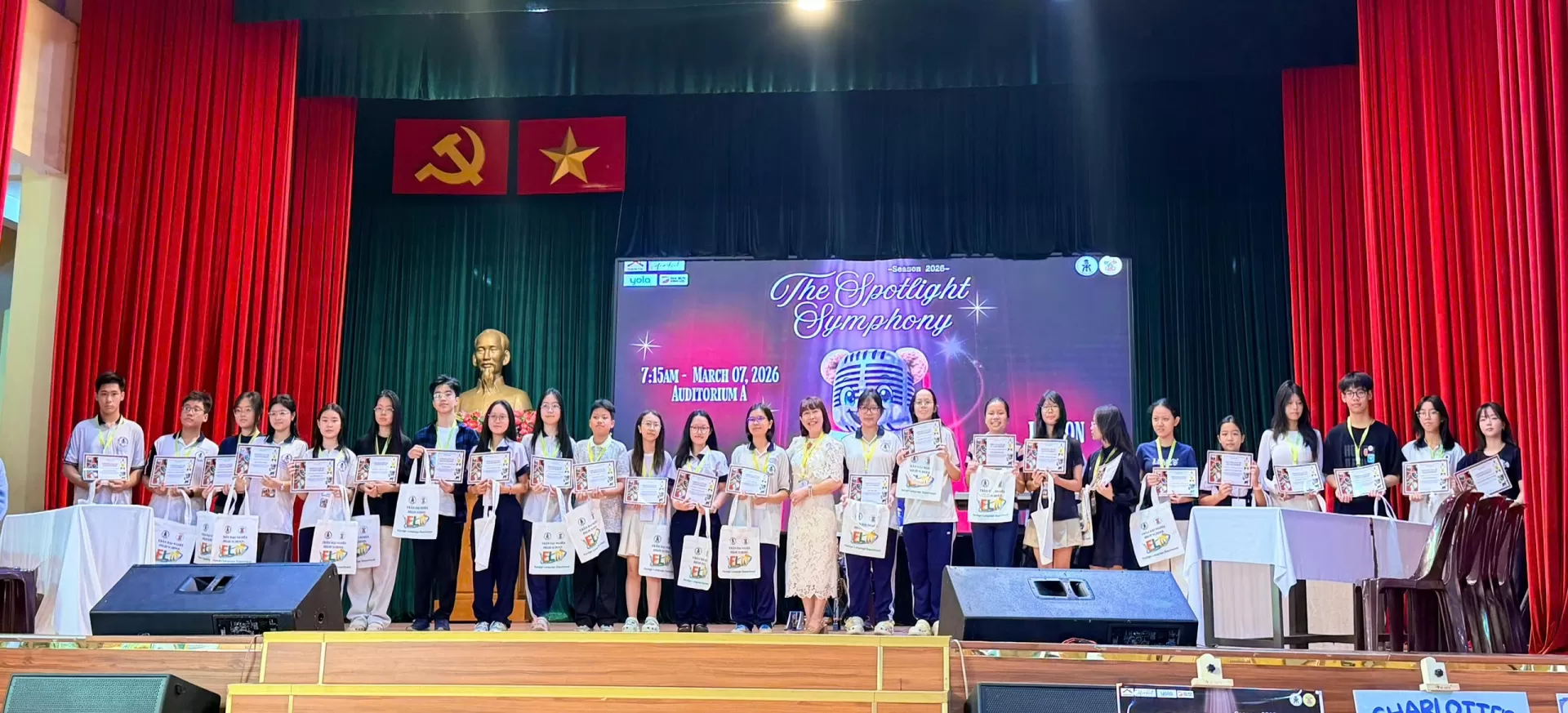 DỰ ÁN THI HÓA TRANG VÀ LỒNG TIẾNG PHIM TRUYỆN THE SPOTLIGHT SYMPHONY 2026 CỦA TỔ NGOẠI NGỮ