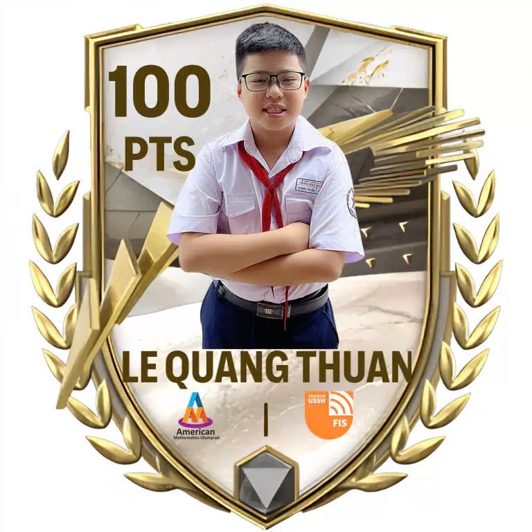 Chúc mừng học sinh Khối 6 và khối 10 đã đạt thành tích xuất sắc trong kỳ thi Toán AMO 2024.