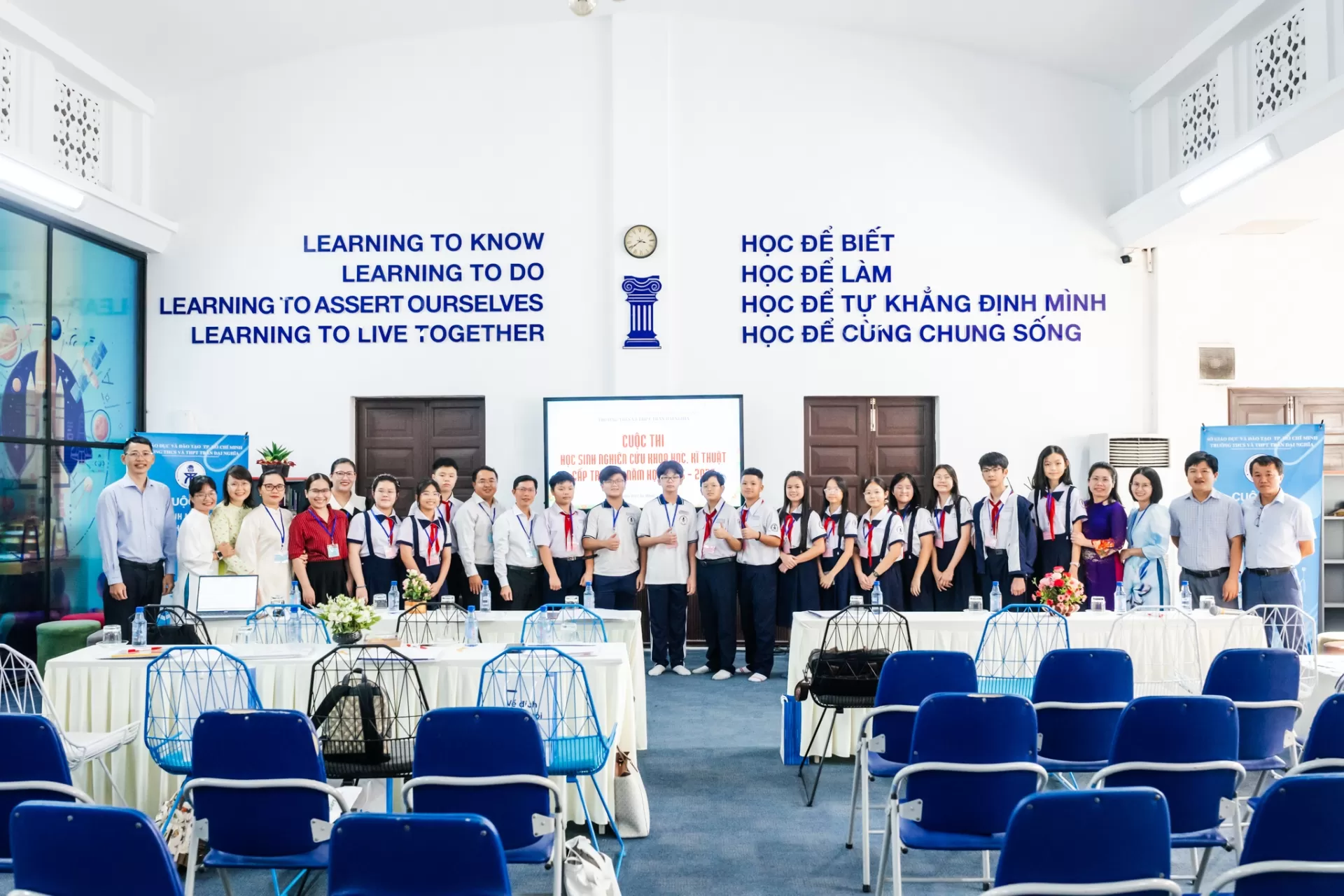 Vòng chung kết cuộc thi học sinh nghiên cứu khoa học, kỹ thuật cấp trường năm học 2025 - 2026