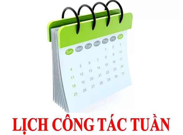 Lịch công tác tuần (từ 8/6/2026 đến 14/6/2026)