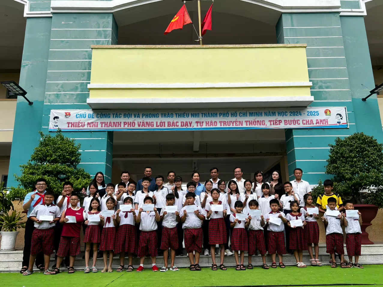 CHƯƠNG TRÌNH THẮP SÁNG ƯỚC MƠ THIẾU NHI CẦN GIỜ & CHƯƠNG TRÌNH VÌ NGƯỜI BẠN NGOẠI THÀNH NĂM HỌC 2024 - 2025